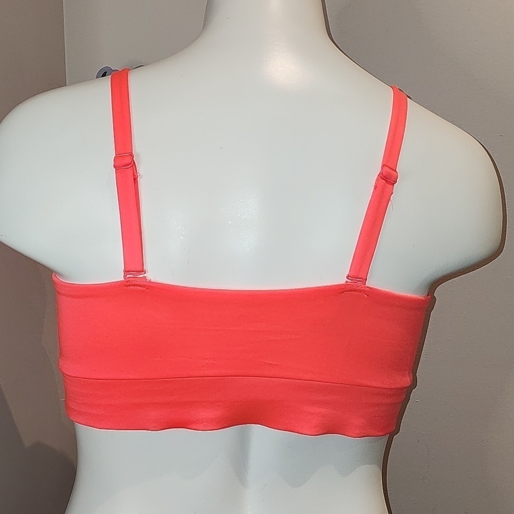 Torrid - Lightly Lined Microfiber Surplice Bralette in Neon Blush - Picture 5 of 14